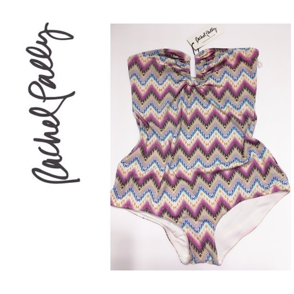 Rachel Pally zig zag swimsuit. NWT
